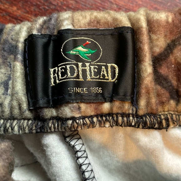Vintage Redhead Realtree Camouflage Fleece Pants: Size Medium - Picture 7 of 9
